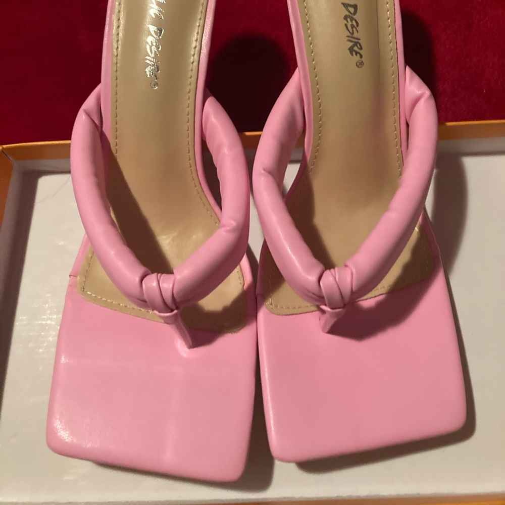 Public Desire pink heels